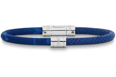 lv split leather bracelet